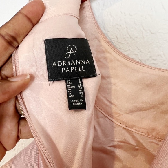 ADRIANNA PAPELL Hi-Lo Sleeveless Dress - Picture 8 of 10